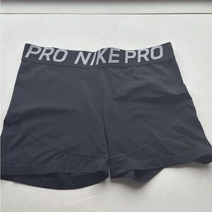 Nike Women's Black Pro Athletic Shorts